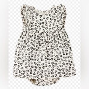 Carter’s Floral Print Dress/Onesie - 12 months